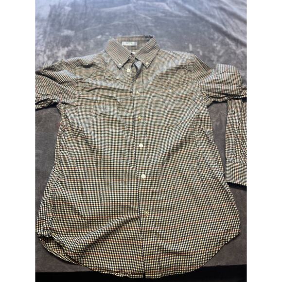 Orvis Shirt Men's Medium Colorful Check Long Sleeve Outdoor Button Up Casual - Picture 1 of 6